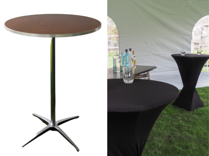 High Boy Cocktail Table Combo