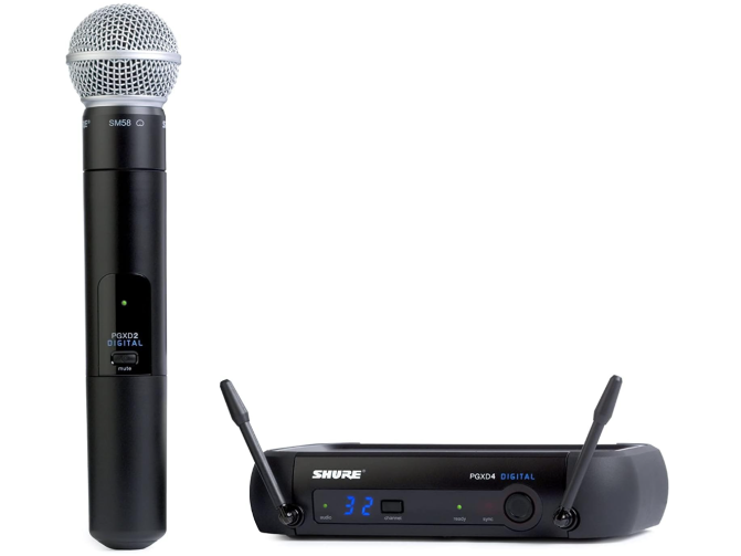 Shure SM58 mic and wireless system