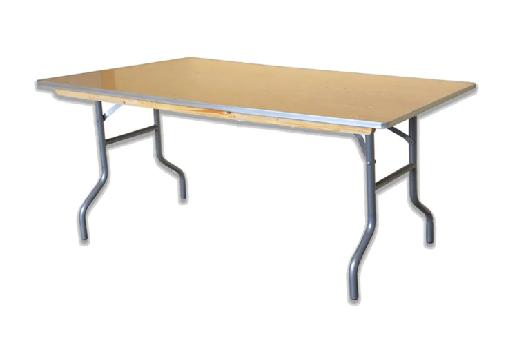 4-foot banquet table