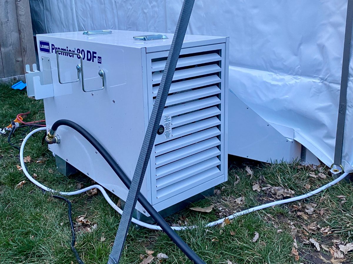 LB White Premiere 80 Tent Heater