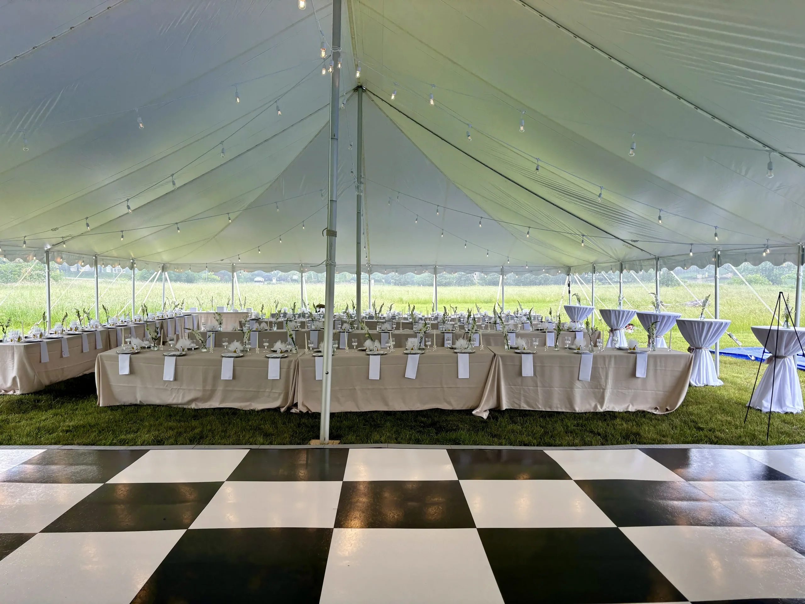 40×100-PT-Interior-with-Dance-Floor-scaled 40x100 pole tent interior