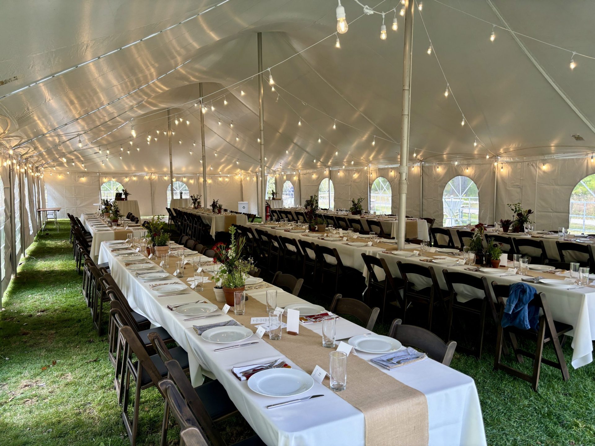 30x75 wedding tent
